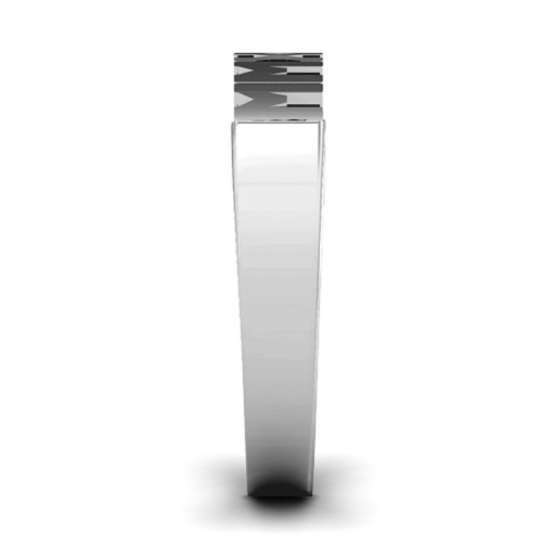 2017 Roman Numeral Graduation Ring Band Detail 2017 Roman numeral graduation ring band detail