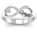 2018 Graduate Infinity Ring 2018 graduate infinity ring with a round stone