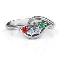 3–8 Stone Swirl Ring 3–8 stone swirl ring