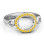 3 Circles Karma Ring with Accents