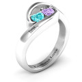 Pair of Hearts Ring Pair of Hearts Ring product view