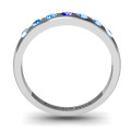 Gypsy Set Gemstone Belt Ring product view