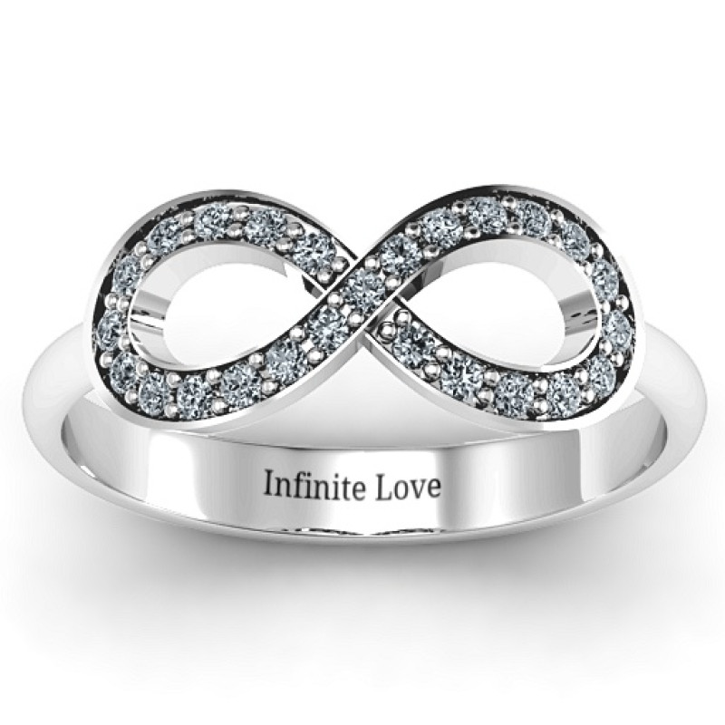 Accented Infinity Ring Accented Infinity Ring product view