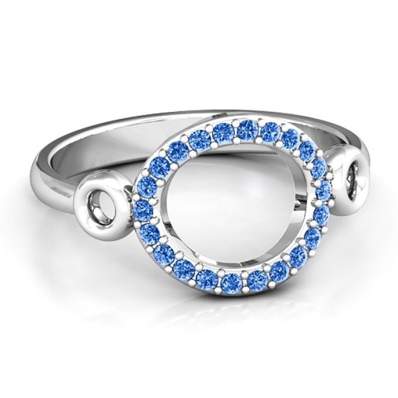 Accented Karma Ring Accented Karma Ring with circular design and accent stones