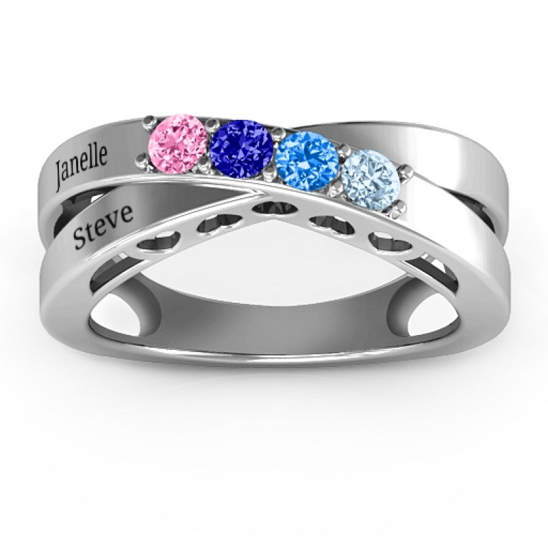 Across My Heart 4-Stone Ring Across My Heart 4-Stone Ring product image
