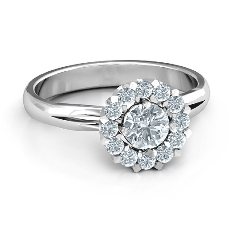 Adore and Cherish floral-inspired engagement ring