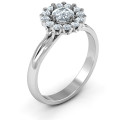 Adore and Cherish floral-inspired engagement ring