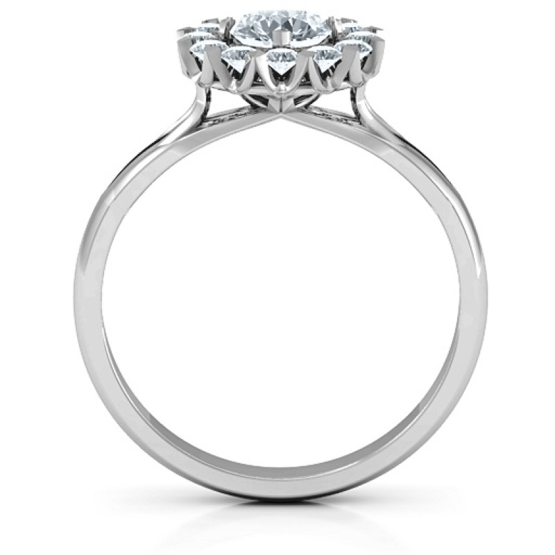 Adore and Cherish floral-inspired engagement ring