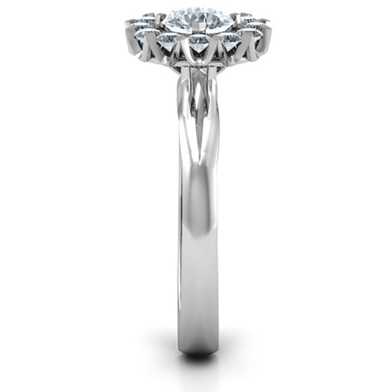 Adore and Cherish floral-inspired engagement ring