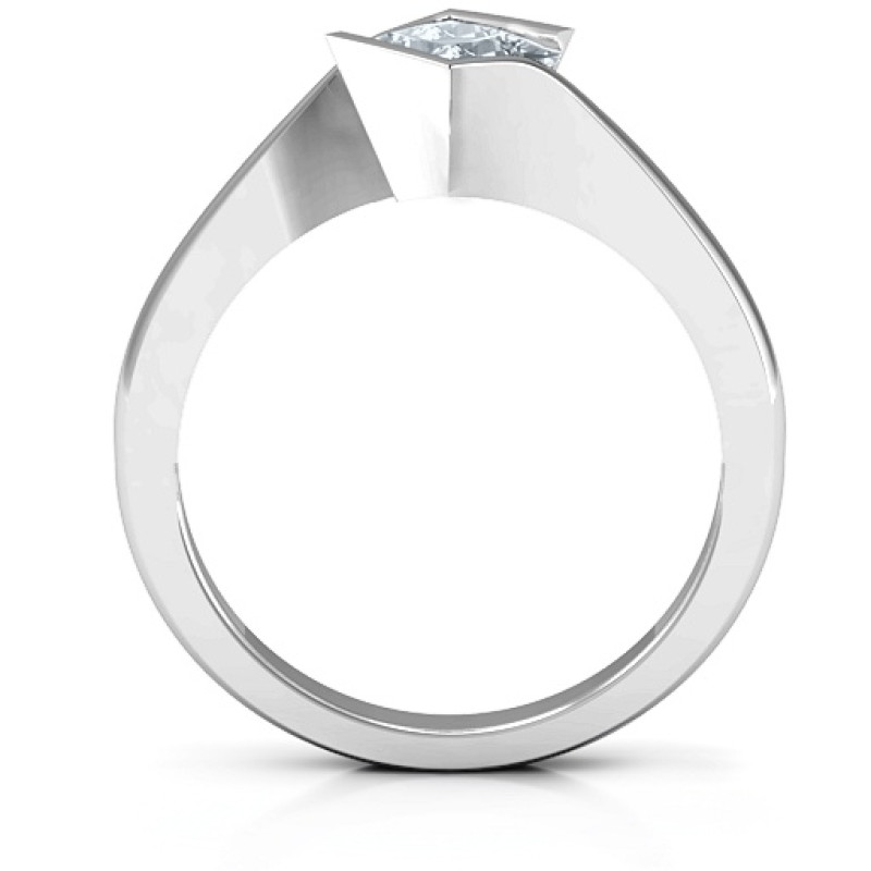 Alexandra Princess Cut Ring view