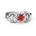 Always In My Heart Promise Ring Always In My Heart Promise Ring with round centre stone