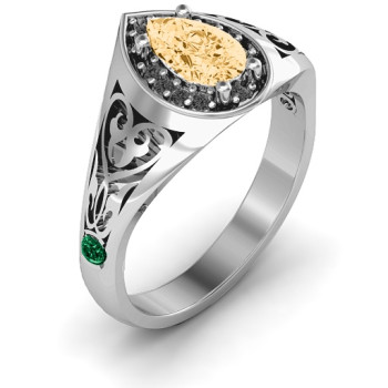 Aphrodite Ring with Side Gems Aphrodite Ring with Side Gems