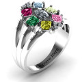 Arachna marquise and princess accent ring