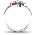 Arachna marquise and princess accent ring
