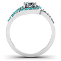 Asymmetrical Wrap Knot Ring - Detail View Asymmetrical wrap knot ring detail view