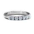 Band of Eternity Ring Band of Eternity Ring with seven round claw-set stones