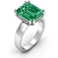 Basket Set Emerald Cut Ring View Basket-set emerald cut ring view