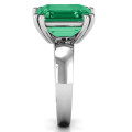 Basket Set Emerald Cut Ring View Basket-set emerald cut ring view