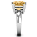Basket set princess cut solitaire ring product view