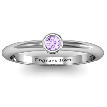 Beloved Classic Bezel Set Ring Beloved Classic Bezel Set Ring