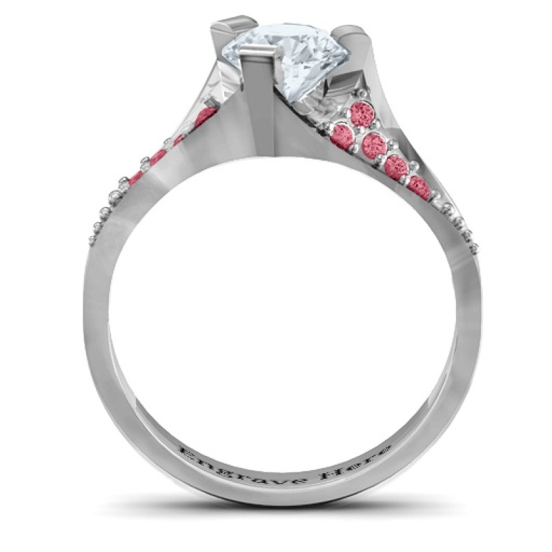 Beloved Tri-Set Ring with Accents Detail Beloved Tri-Set Ring with Accents detail view