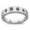 Belt Ring with 2-6 Round Stones