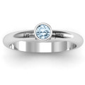 Bezel Set Solitaire Ring Bezel set solitaire ring with a round centre stone