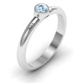 Bezel Set Solitaire Ring Bezel set solitaire ring with a round centre stone
