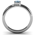 Bezel Set Solitaire Ring Bezel set solitaire ring with a round centre stone