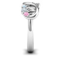 Birthstone Infinity Love Ring product view