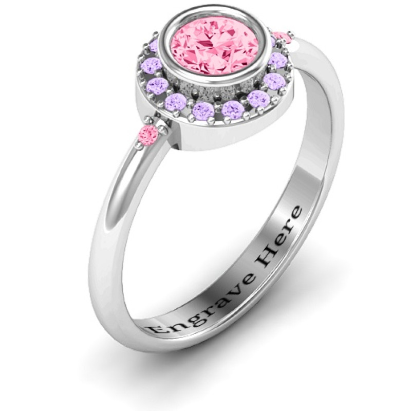 Blooming Round Cluster Ring product view