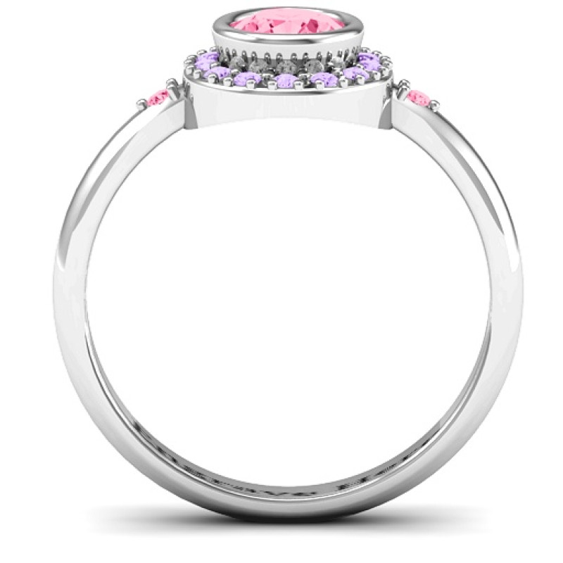 Blooming Round Cluster Ring alternate product view