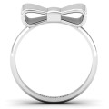 Personalised Bow Tie Ring High-polished solid Bow Tie Ring