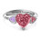 Brilliant Love Accented Heart Ring