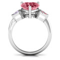 Brilliant Love Accented Heart Ring gallery view