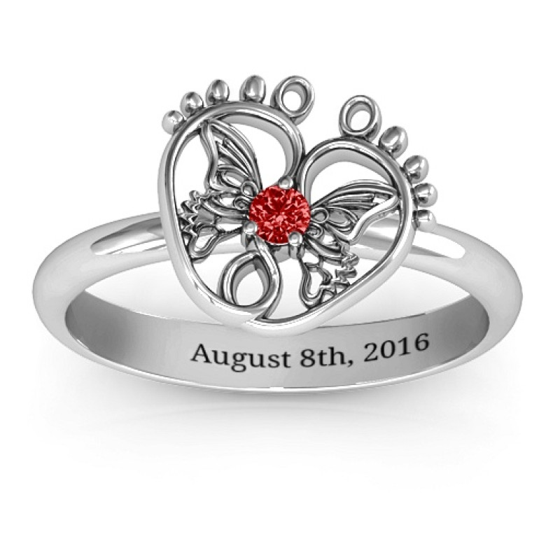 Butterfly Baby Foot Ring Butterfly Baby Foot Ring product view