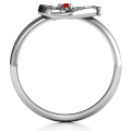 Butterfly Baby Foot Ring Side View Butterfly Baby Foot Ring side view