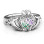 Caged Hearts Celtic Claddagh Ring