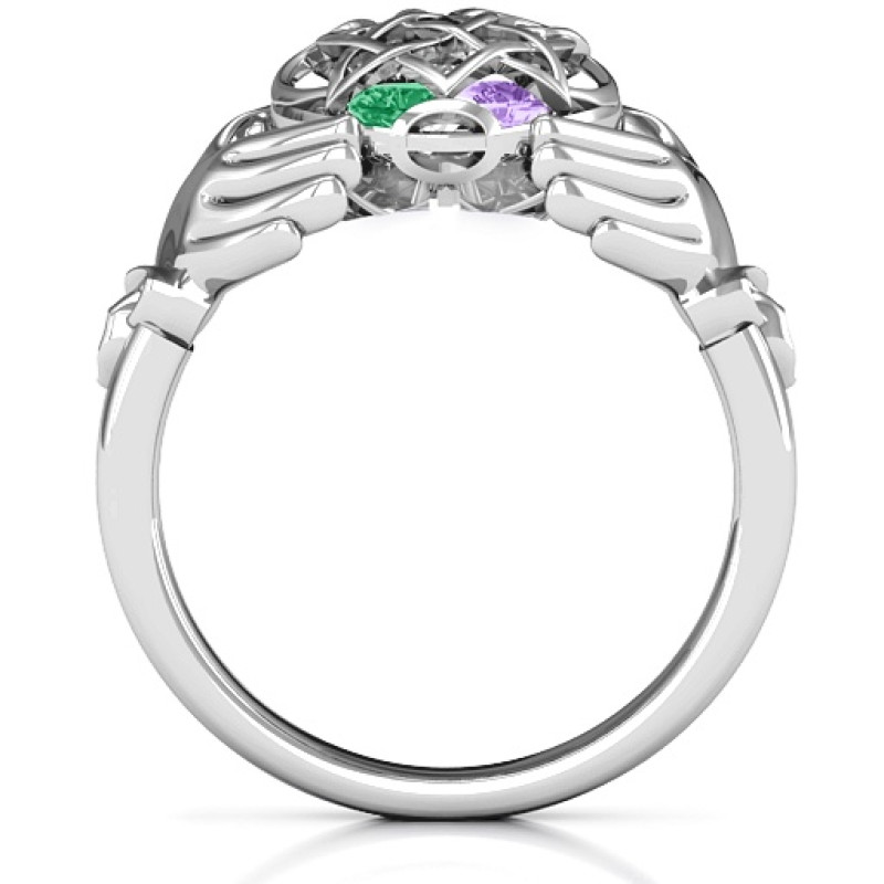 Caged Hearts Celtic Claddagh Ring Caged Hearts Celtic Claddagh Ring product image