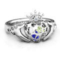 Caged Hearts Claddagh Ring Caged Hearts Claddagh Ring with a three-dimensional heart cage