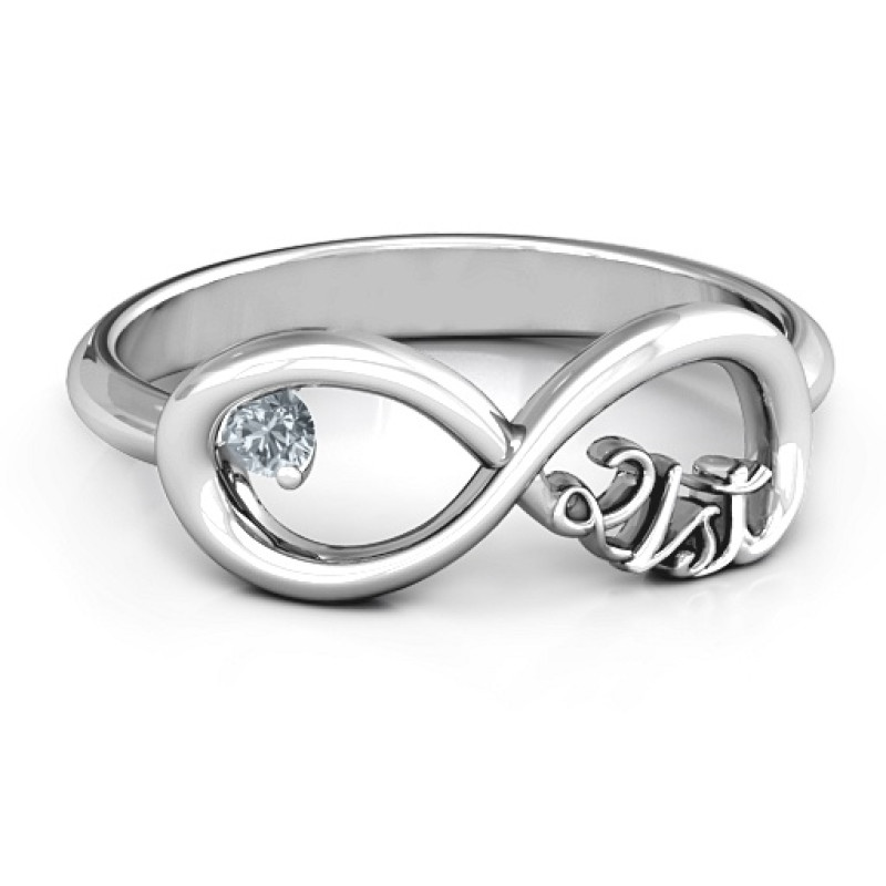 Celebrate 21 Infinity Ring Celebrate 21 Infinity Ring with personalisation options