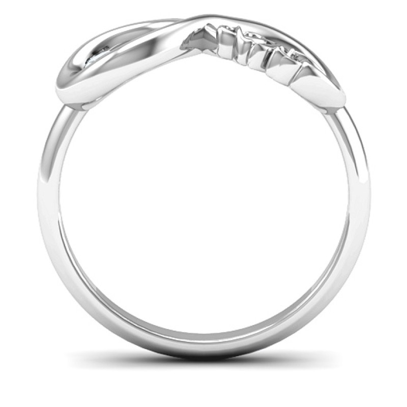Celebrate 21 Infinity Ring Celebrate 21 Infinity Ring with personalisation options