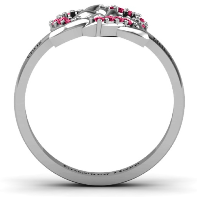 Celtic Heart Ring alternate view