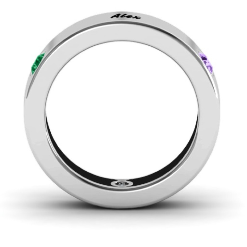Circular Band Ring View Custom circular band ring view