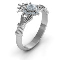 Claddagh with Halo Ring product view
