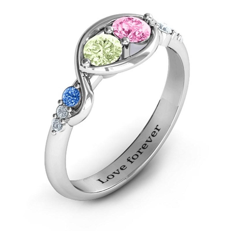 Classic Curves Two-Stone Ring Classic Curves Two-Stone Ring product view