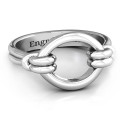 Classic Karma Ring with circular motif