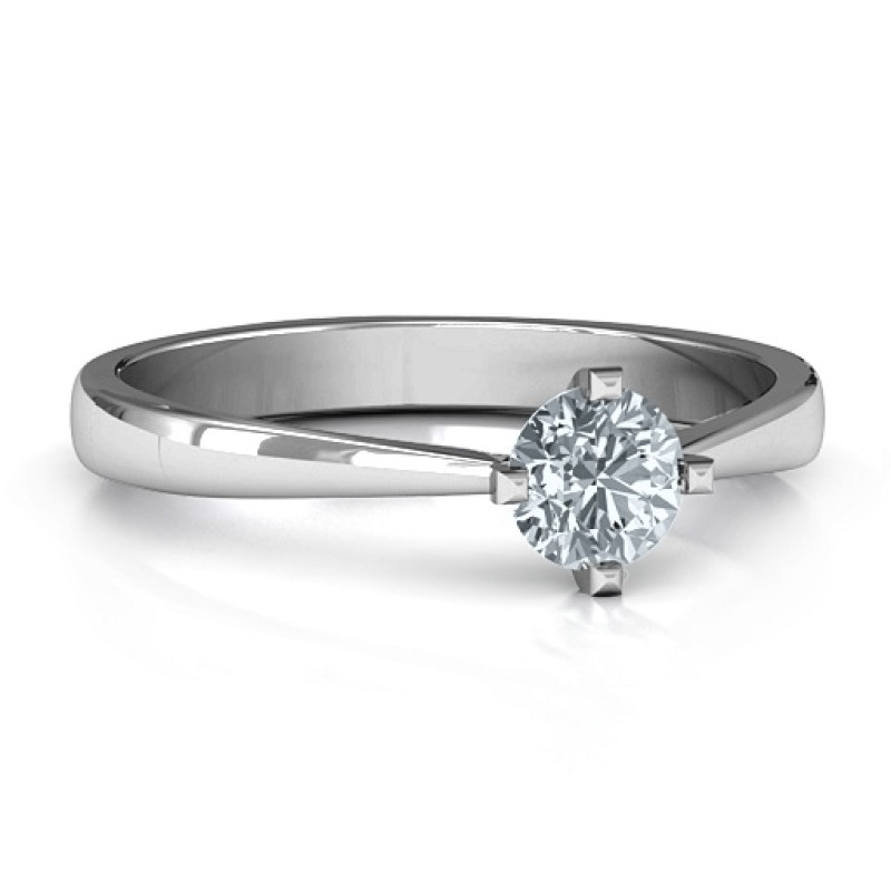 Classic Round Solitaire Ring Classic round solitaire ring with a round centre stone