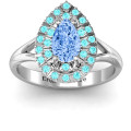 Cleopatra Double Halo Ring - Product View Cleopatra Double Halo Ring product view