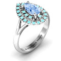 Cleopatra Double Halo Ring - Product View Cleopatra Double Halo Ring product view